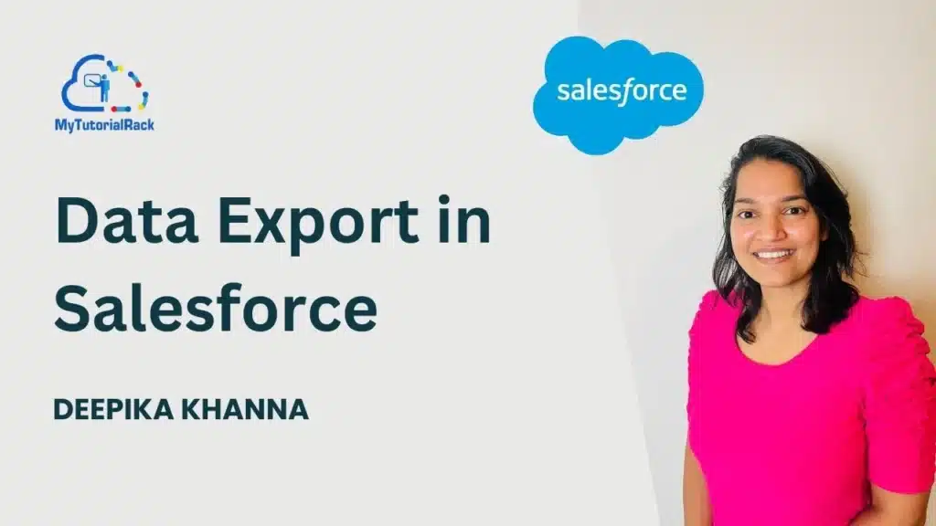 Data Export in Salesforce 1 Data Export in Salesforce
