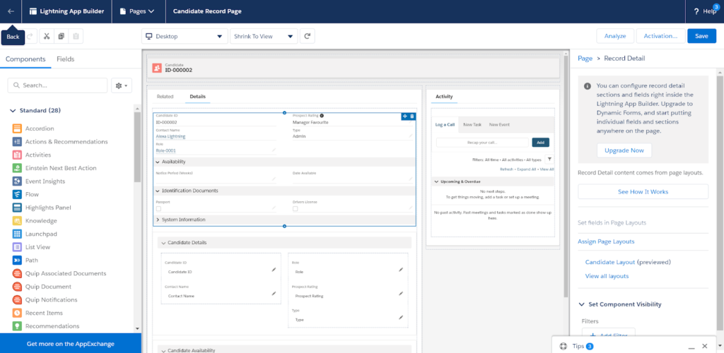 salesforce dynamic forms