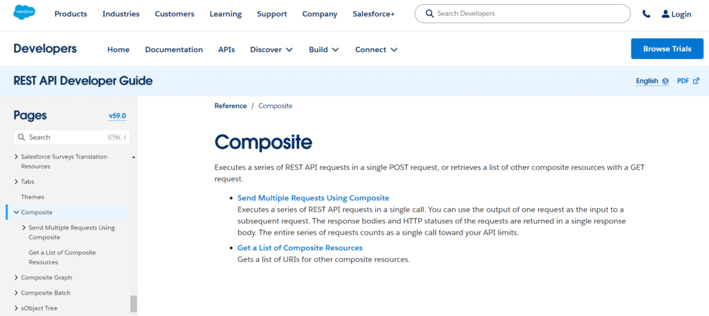 Salesforce Composite API