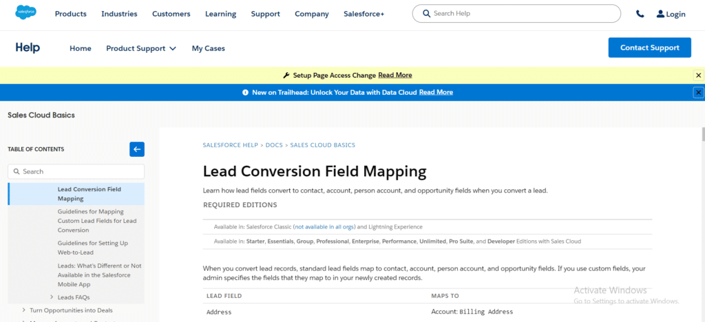 Salesforce Lead Conversion Mapping: A Comprehensive Guide