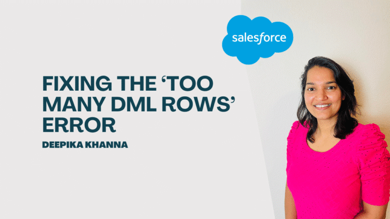 Fixing the ‘Too Many DML Rows: 10001’ Error in Salesforce